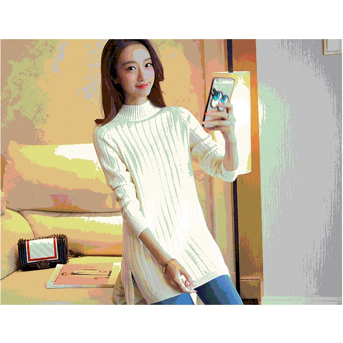 Áo váy len tăm xịn