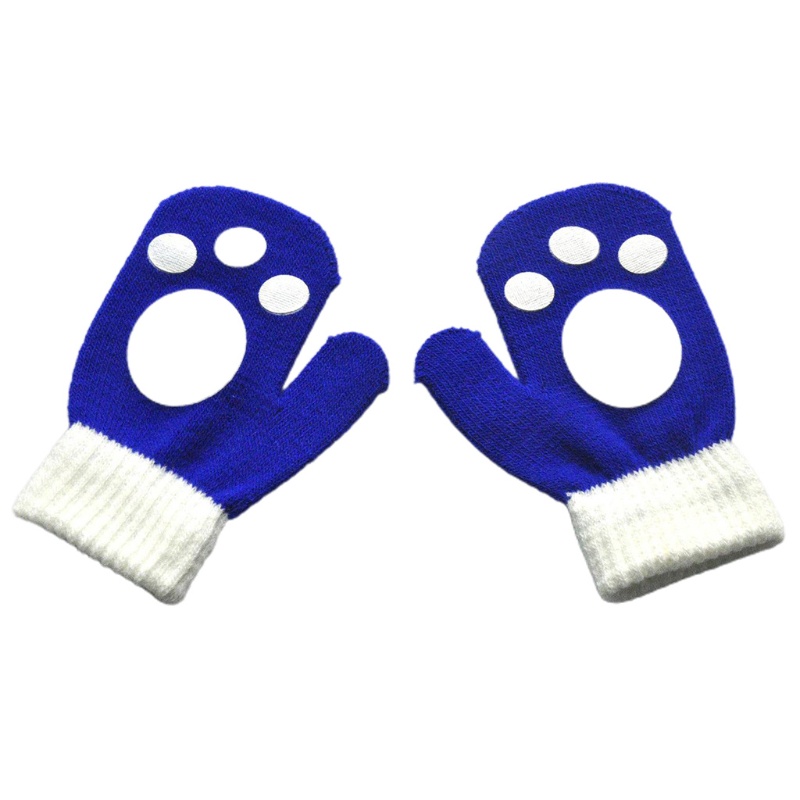 Găng Tay Len Dày Dặn Giữ Ấm Cho Bé