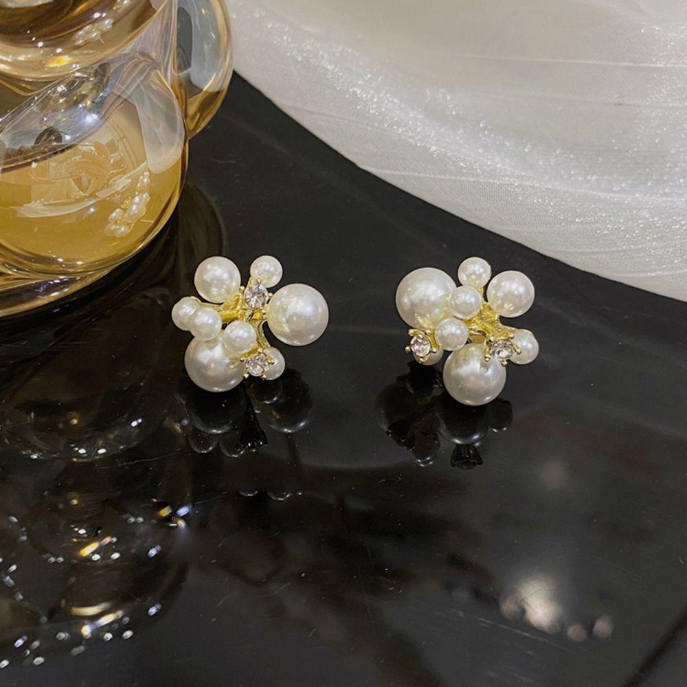 Bông Tai Hàn Quốc Màu Trơn Cá Tính Cho Nữ