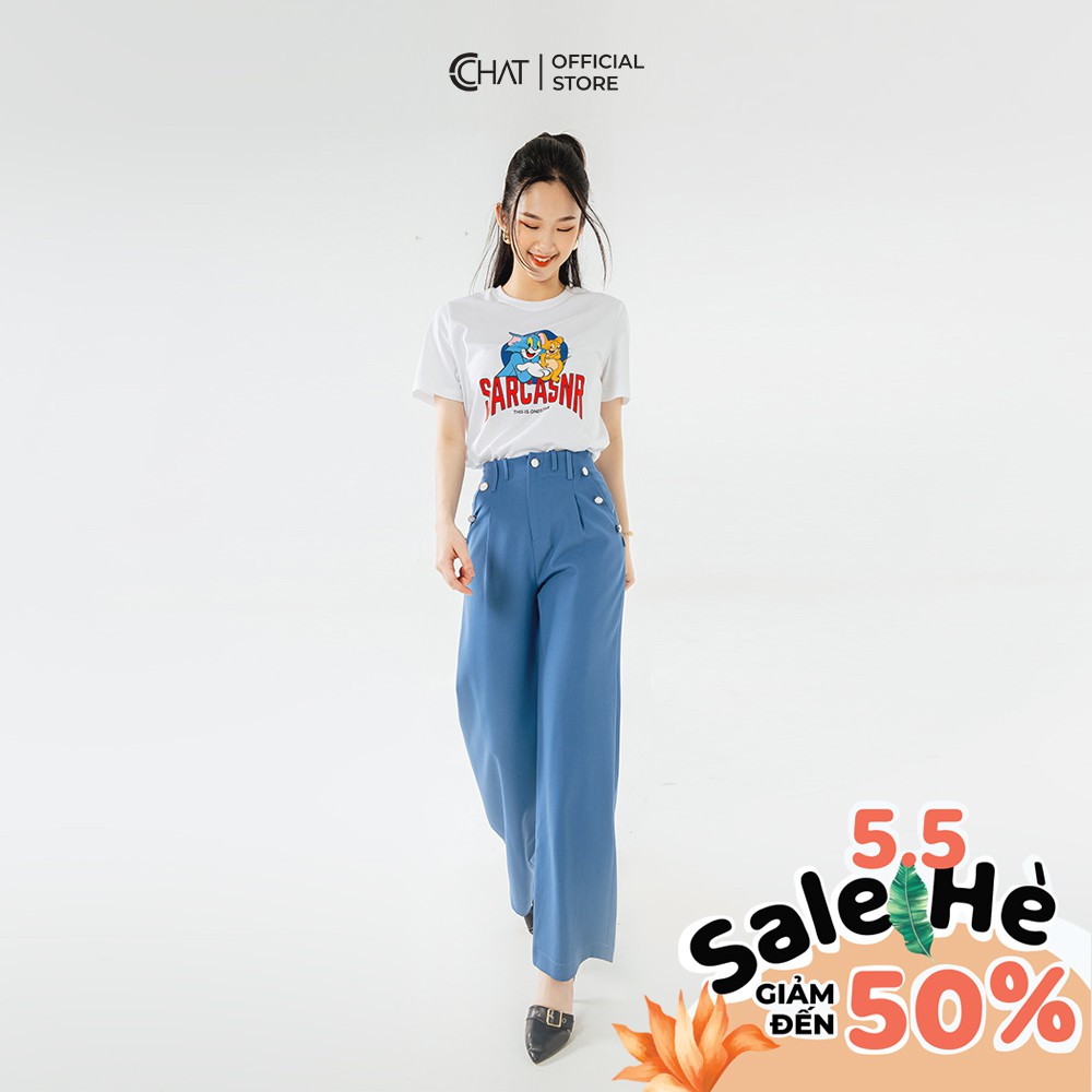 CCHAT Quần đính cúc chéo túi C233