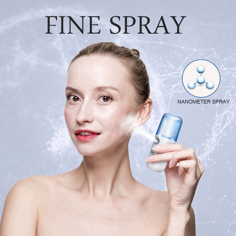 【YKN】Ready Stock Mini Nano Water Mist Sprayer Facial Steamer Beauty Spray USB Rechargeable