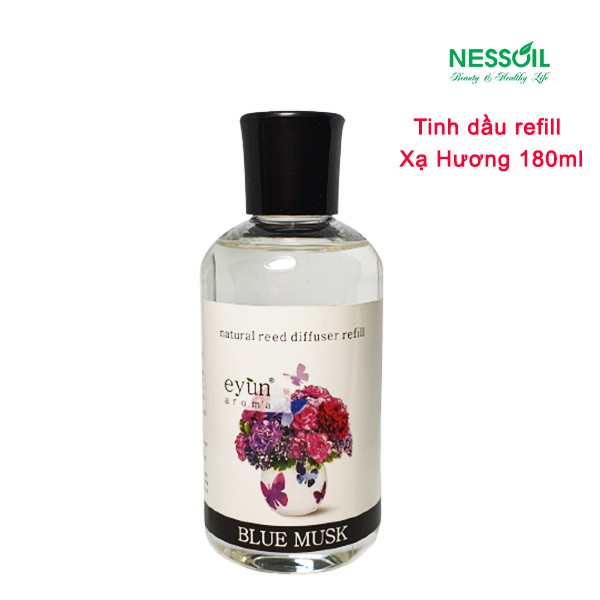 Tinh dầu Refill (thay thế, bổ sung), mùi Xạ Hương 180ml , dùng cắm que khuếch tán, rót vào bộ cắm đã cạn tinh dầu