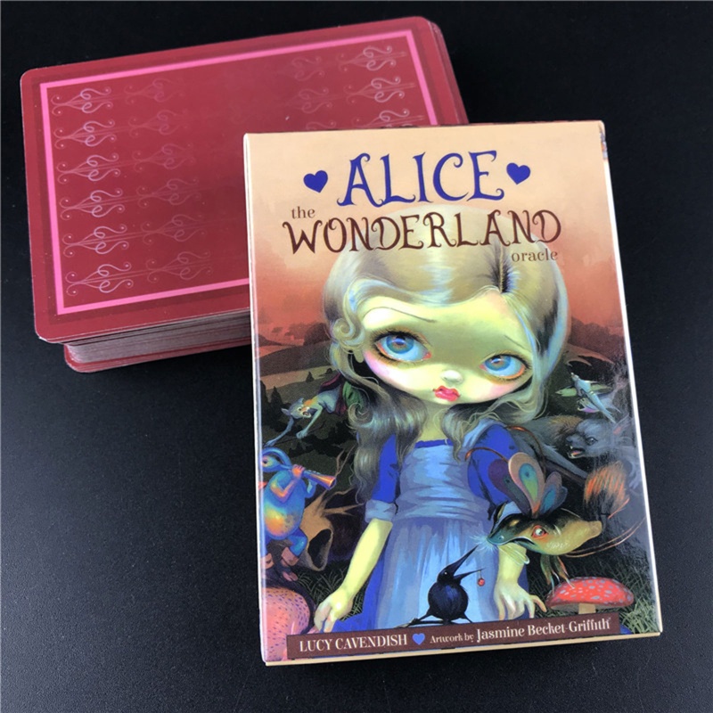 Bộ Bài Tarot 45 Lá In Chữ Tiếng Anh Alice The Wonderland