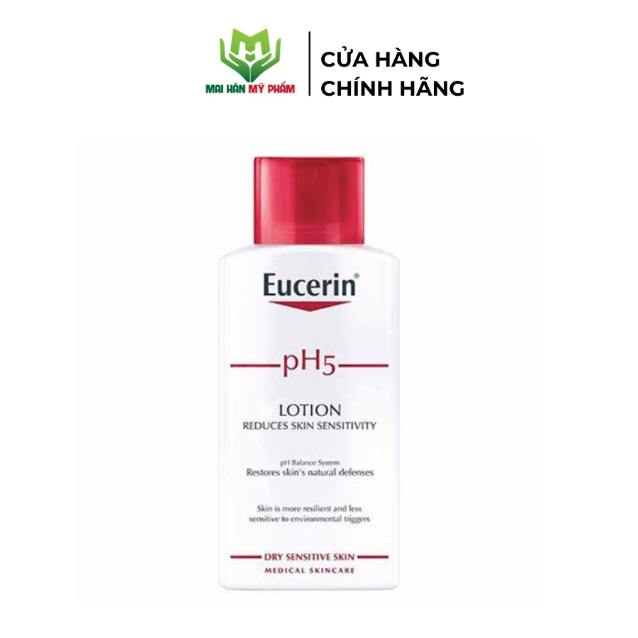 Sữa Dưỡng Thể Cho Da Nhạy Cảm Eucerin Sensitive Skin pH5 Lotion 250ml