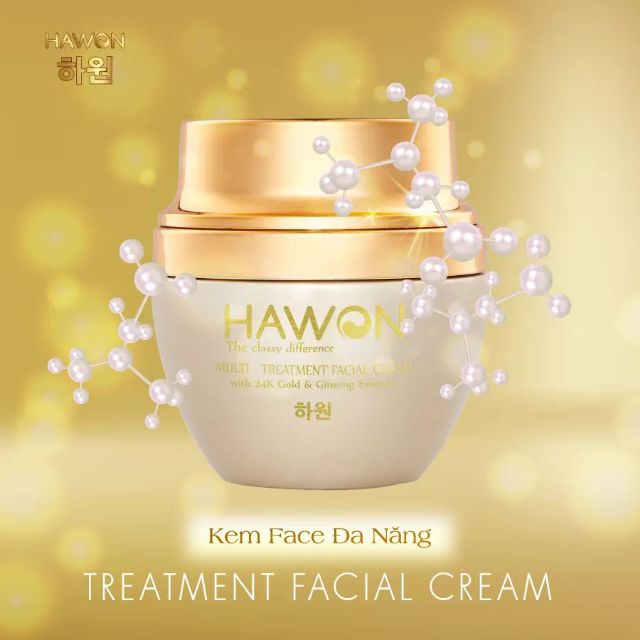 Kem face đa năng tinh chất vàng và nhân sâm HAWON 20gr