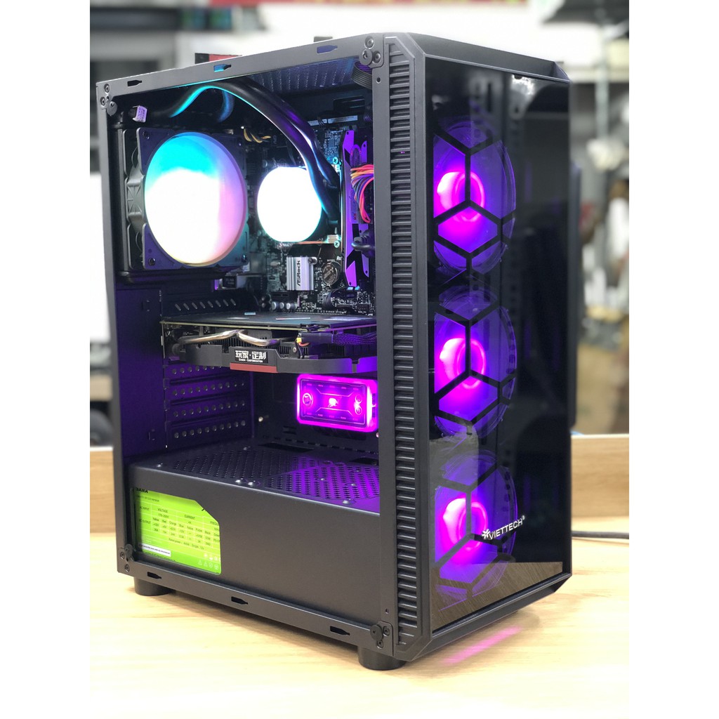 Case PC GAMING I5-9400F,RAM 8G, GTX1050TI, Tặng tản nhiệt nước | BigBuy360 - bigbuy360.vn