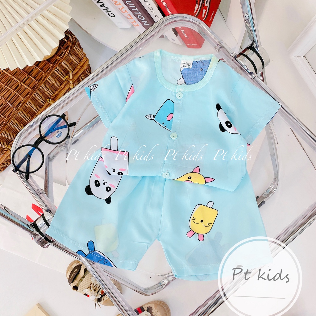 SET 5 BỘ CỘC LANH LỤA CHO BÉ GÁI 3 ĐẾN 9KG