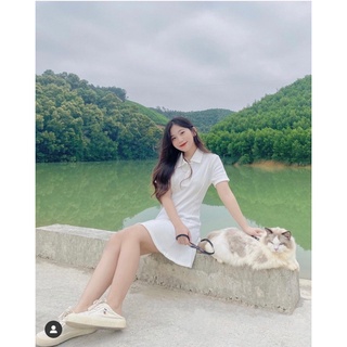 Đầm váy cổ polo  phong cách năng động - Polo Dress