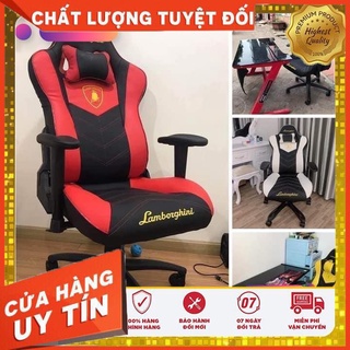[Hàng Chính Hãng]  Ghế Gaming Lamborghini  Ngả Lưng, Có Tựa Đầu bảo hành 24 tháng
