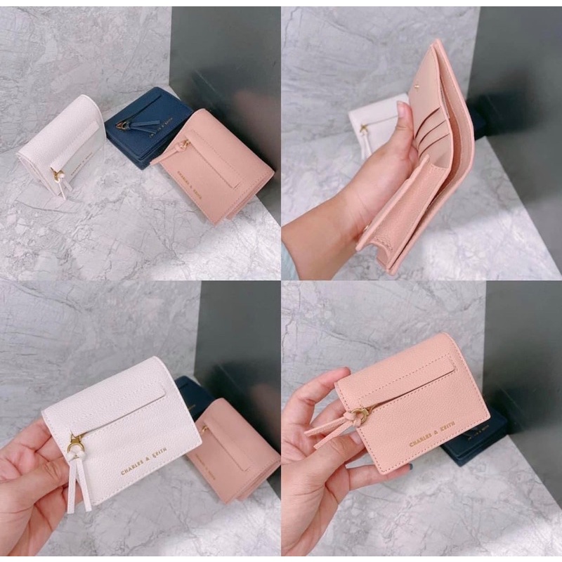 Ví mini cardholder đựng tiền thẻ gọn nhẹ Cnk