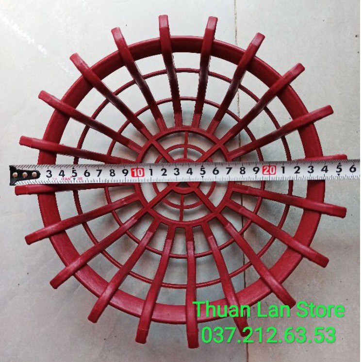 Chậu Nhựa Giả Gỗ Sen F25,5