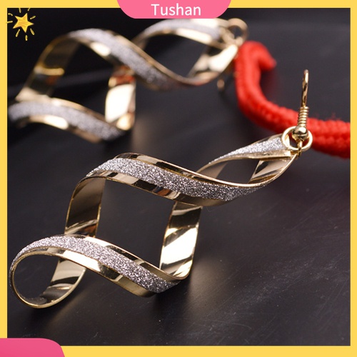 [TS] - Bông Tai Dạng Móc Xoắn Ốc Làm Quà Cưới / Đính Hôn Cho Cô Dâu