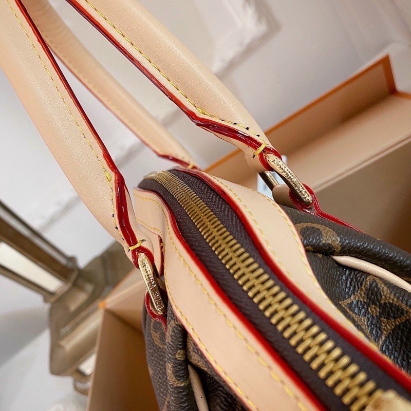 Túi công sở hoa nâu