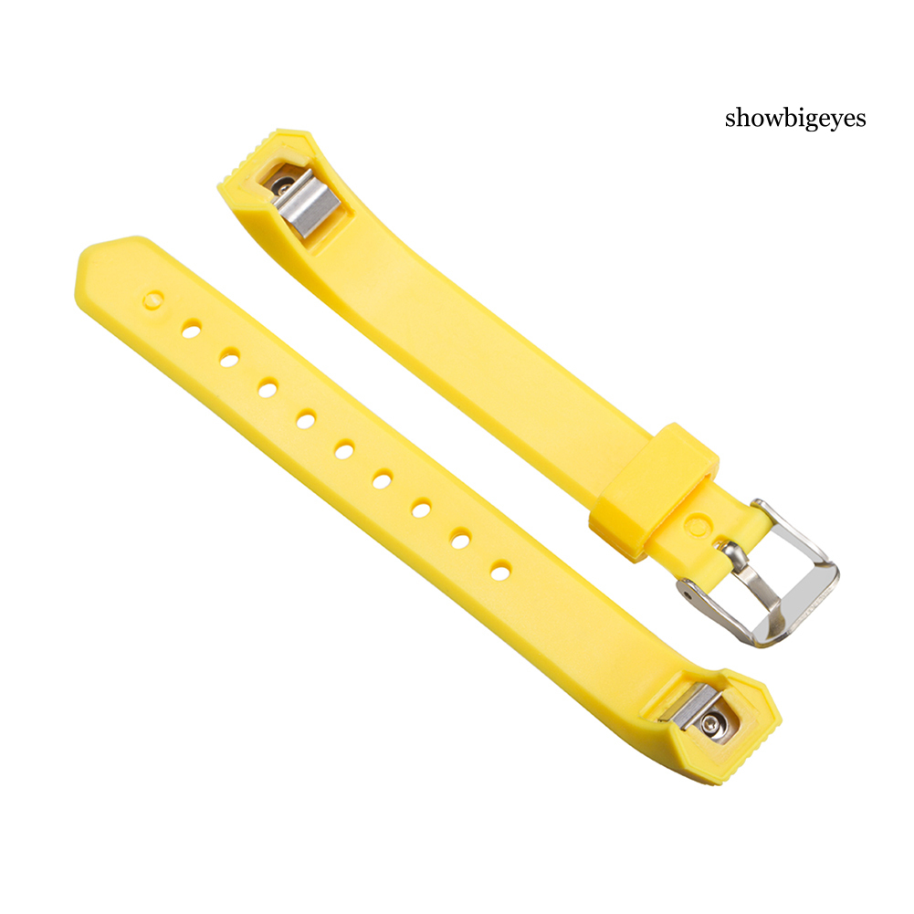 Dây Đeo Thay Thế Chất Liệu Silicon Màu Trơn Cho Fitbit Alta / Alta Hr