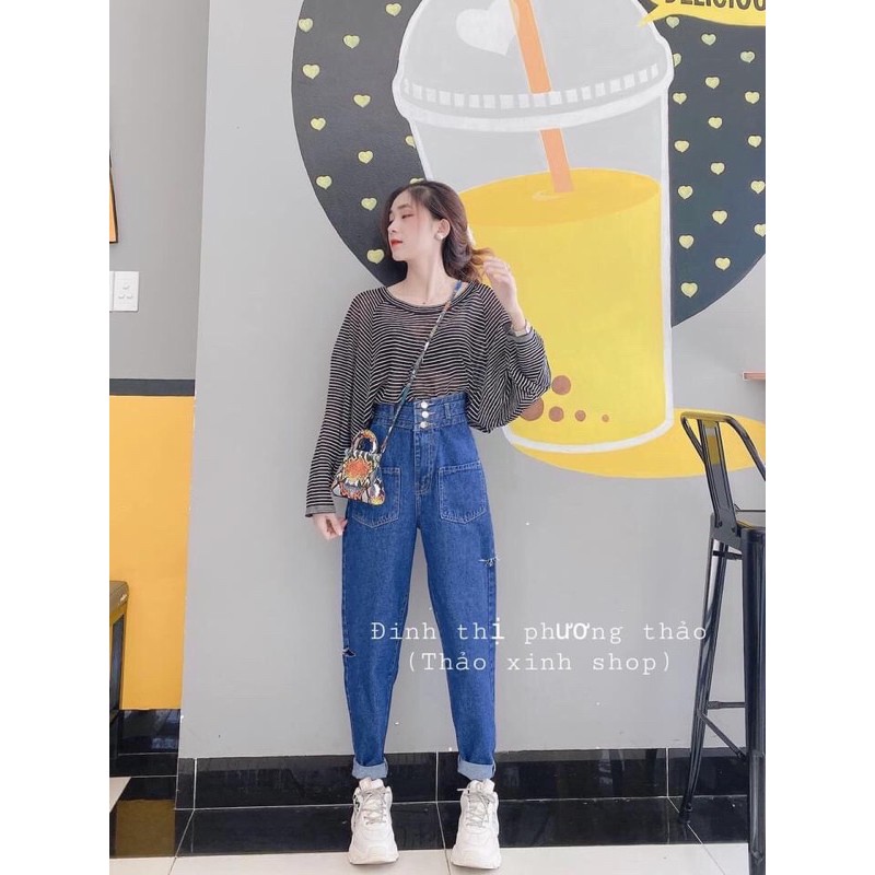 quần baggy 3 đai cạp cao mã 9242 | BigBuy360 - bigbuy360.vn