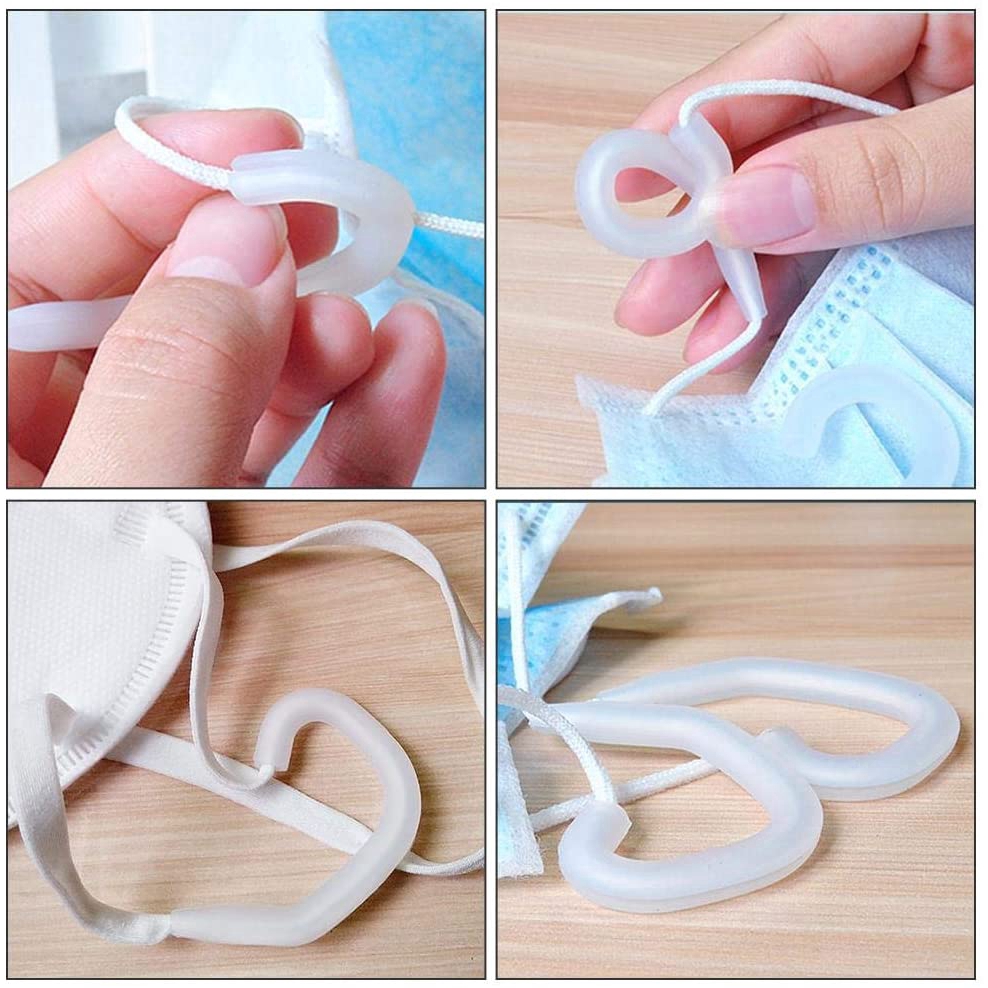 【YKN】Set 10 Nút Bọc Tai Bằng Silicon Mềm Mại Chống Đau Và Trầy