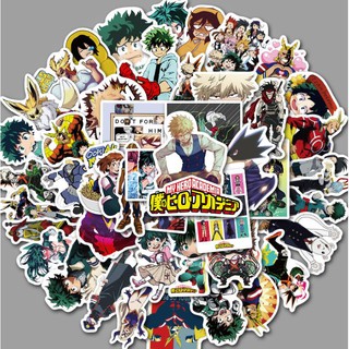 Sticker MY HERO ACADEMIA ANIME NHẬT BẢN nhựa PVC không thấm nước, dán nón bảo hiểm, laptop, điện thoại, Vali, xe#10