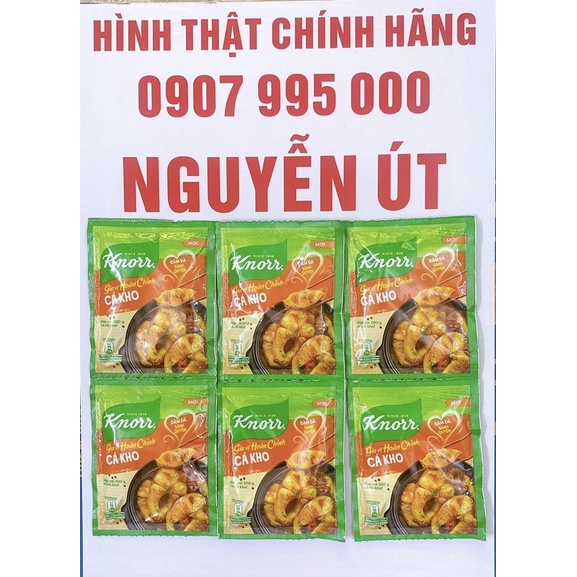 gia vị cá kho knorr 28g x dây 6 gói