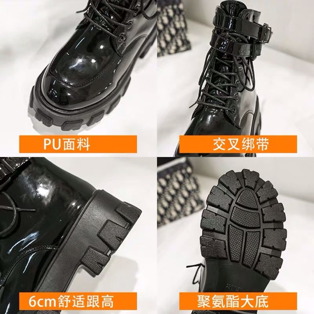 (Sẵn Bóng 36,38,39,40 )🔥Bốt Ulzzang cao cổ da PU độn đế phong cách cá tính thời thượng - kèm ảnh thật | BigBuy360 - bigbuy360.vn