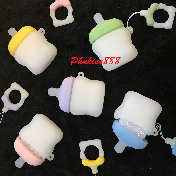 Bao Bảo Vệ tai nghe AirPods silicon hình Foody - PK180