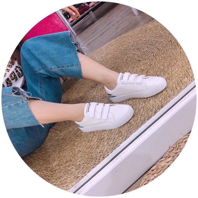 THỂ THAO DÁN GÓT KẺ XANH