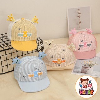 Mũ Cho Bé,Mũ Lưỡi Trai Che Nắng Siêu Dễ Thương Cho Bé Từ 3 Tháng Trở Lên-Suti Baby House