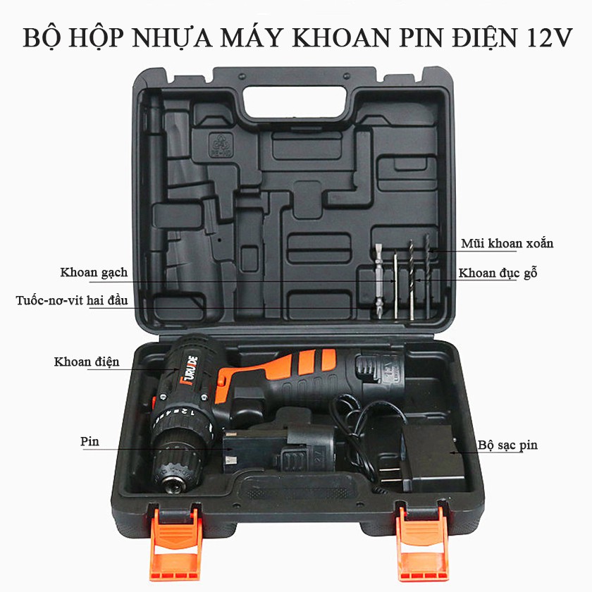 Máy khoan pin giá rẻ 12v Habo bắt vít cầm tay không dây