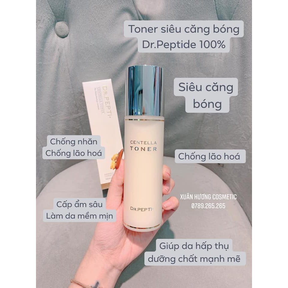 Nước Thần Siêu Căng Bóng Centella Toner - Dr.Pepti