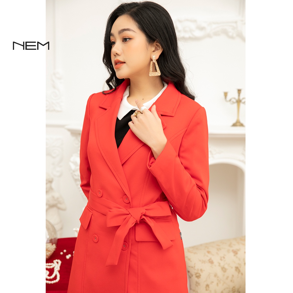 Măng tô nữ thiết kế phong cách trẻ trung sang trọng lịch sự NEM Fashion AK30672