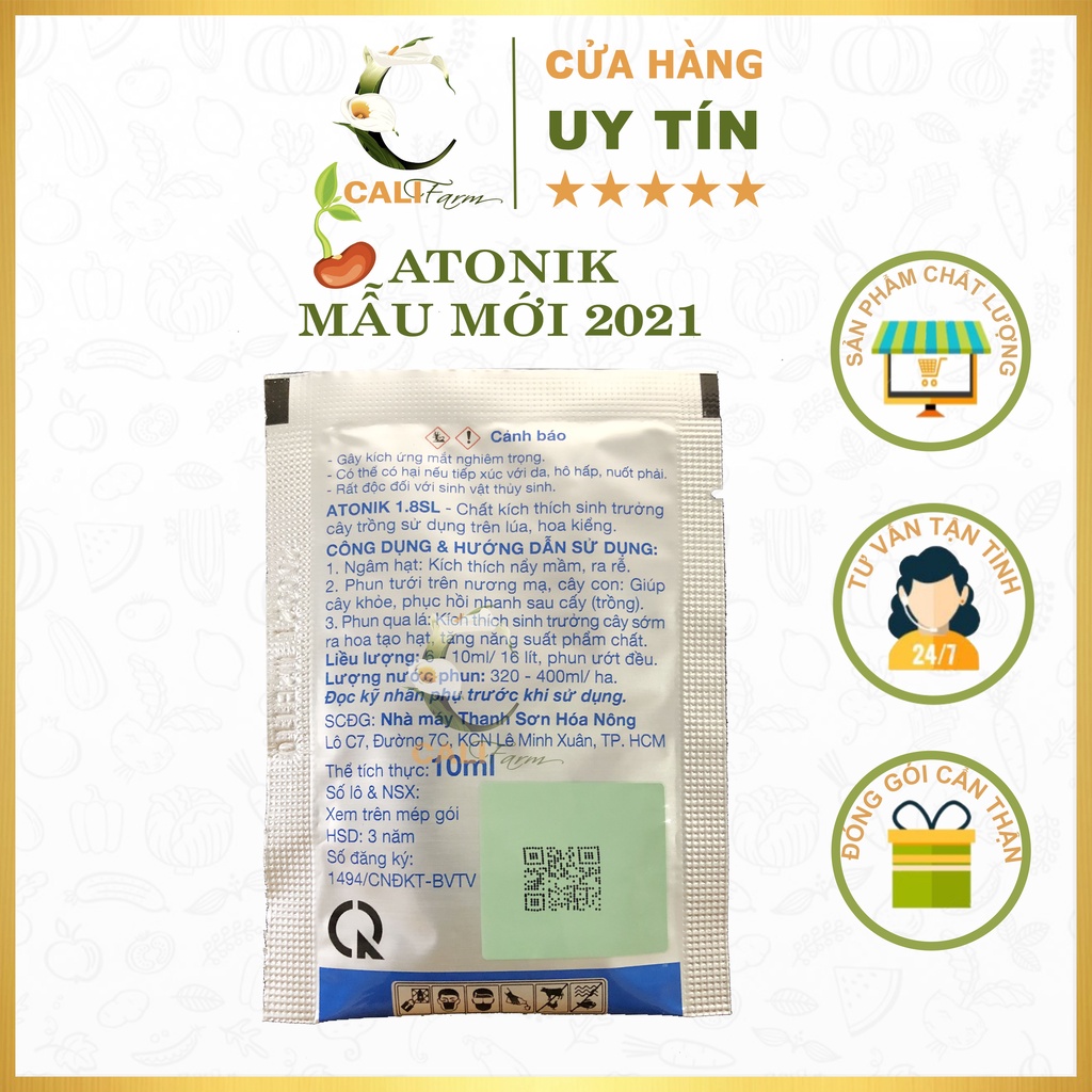 [Combo 10 gói] Kích thích sinh trưởng Atonik 10g [sieutietkiem]