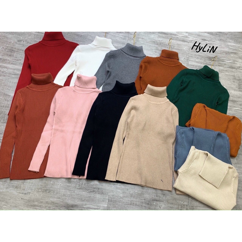 Áo len nữ cổ lọ _ Hàng Quảng Châu dày đẹp loại 1