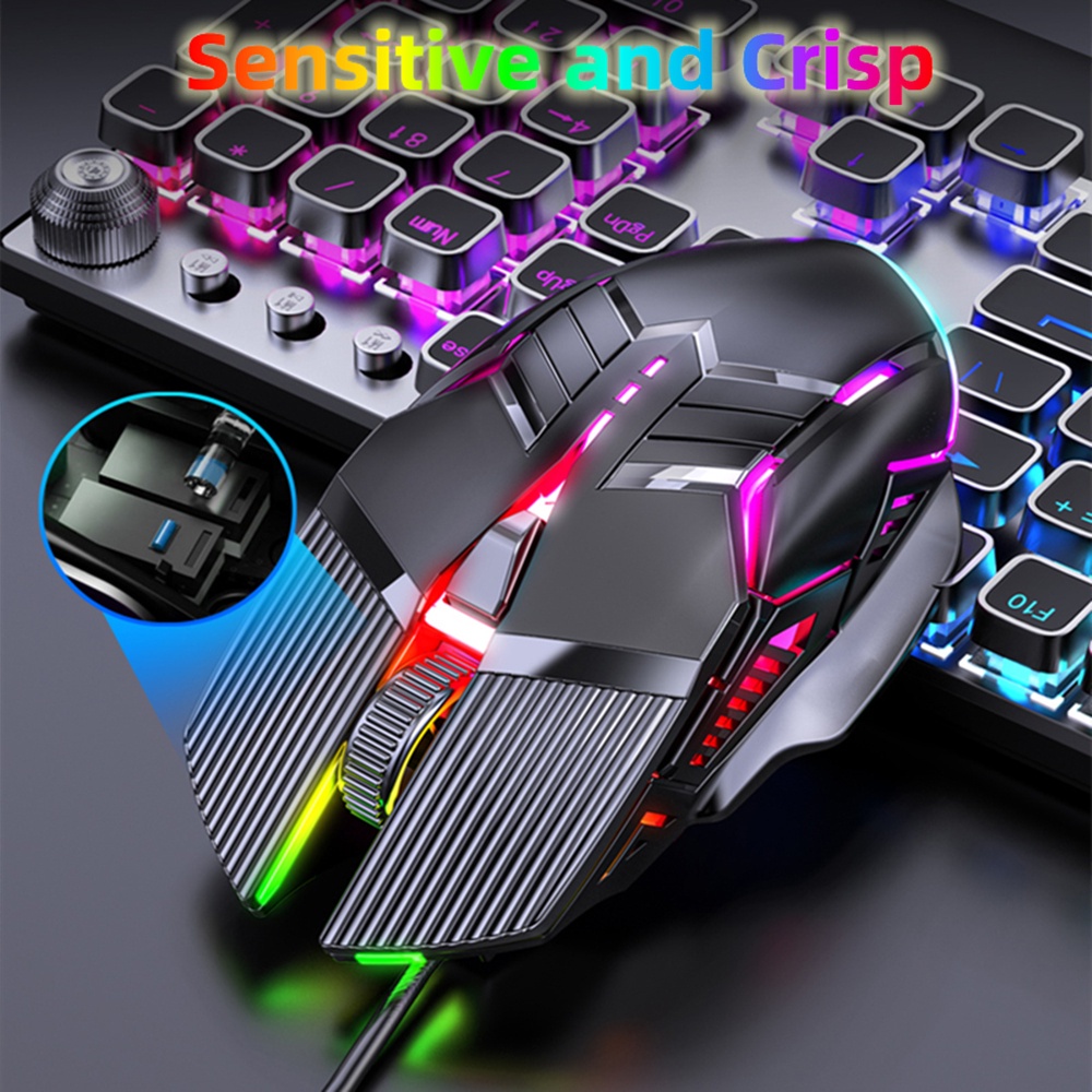 Chuột gaming TWITCH S800 có dây với 6 nút bấm 4 tốc độ DPI
