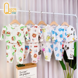 Size đại bộ dài tay cotton noubaby cho bé trai và gái từ 15-25kg
