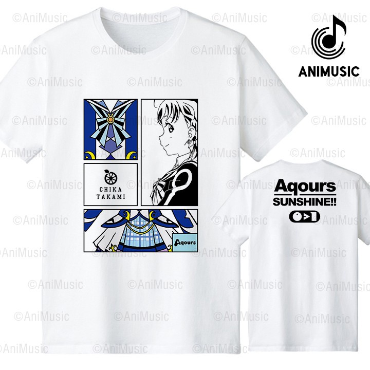 Áo thun Love Live Sunshine Aqours Chika ngắn tay