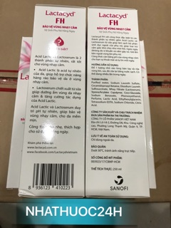 Dung dịch vệ sinh phụ nữ lactacyd 250ml