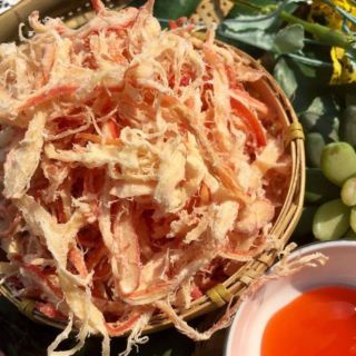 1Kg Khô Mực Xé Sợi Hấp Nước Cốt Dừa