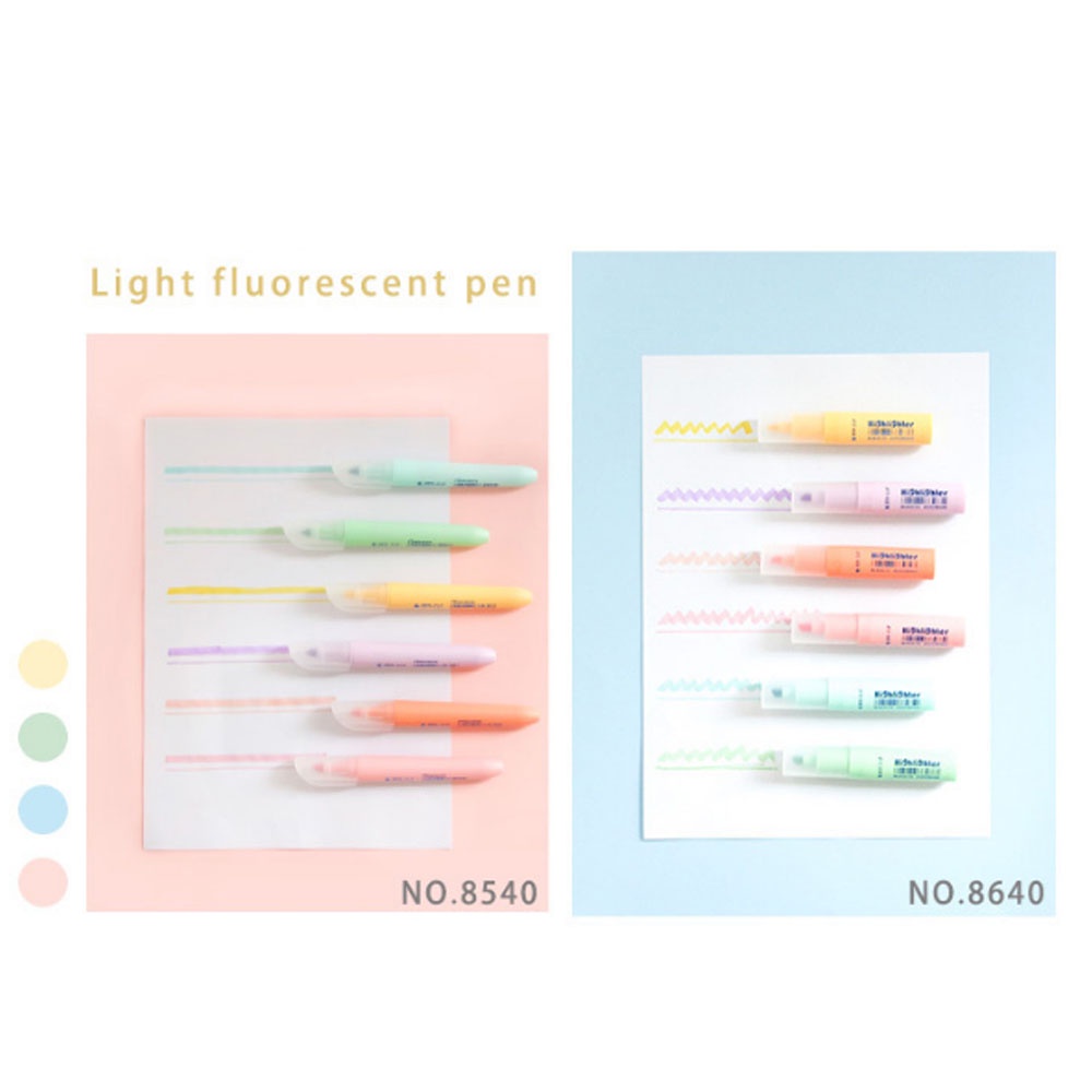 1 Bút Dạ Quang Nhiều Màu Sắc Tiện Dụng Cho Văn Phòng / Trường Học