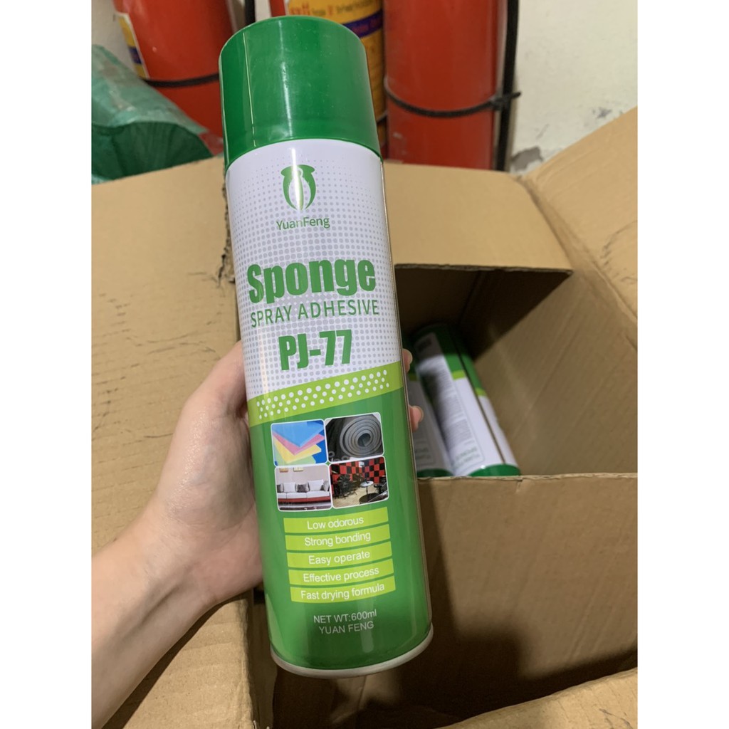 Keo xịt keo sữa đa năng dành cho xốp, mút dán tường không mùi - loại 600ml và 1,2kg