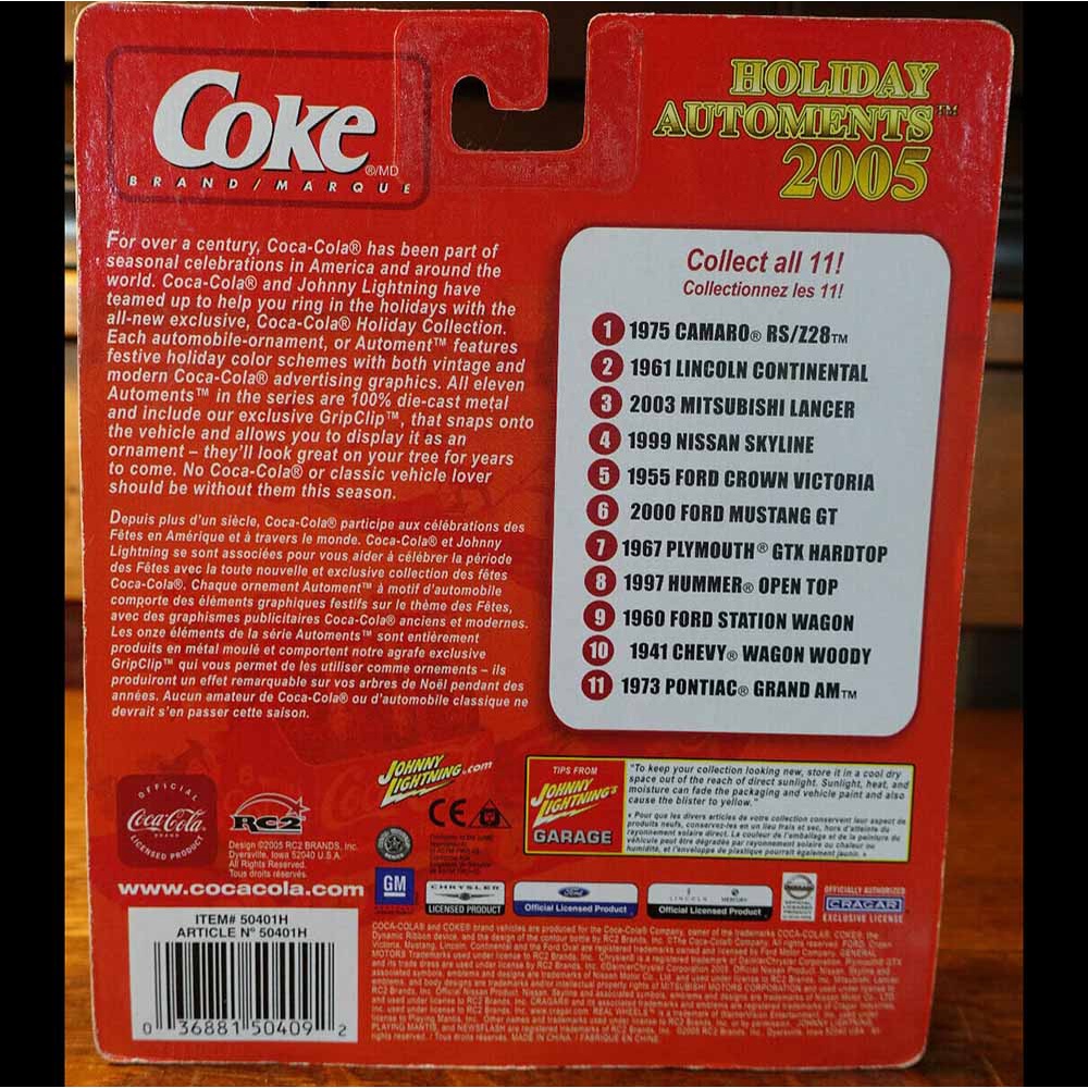 Xe mô hình JOHNNY LIGHTNING COCA COLA 2003 MITSUBISHI LANCER