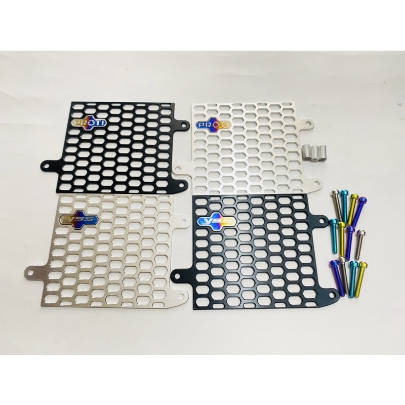 Che Két Nước Nhôm Kèm Logo Titan Cho Xe Vario , Click , Ab , PCX , Sh Mode V.V