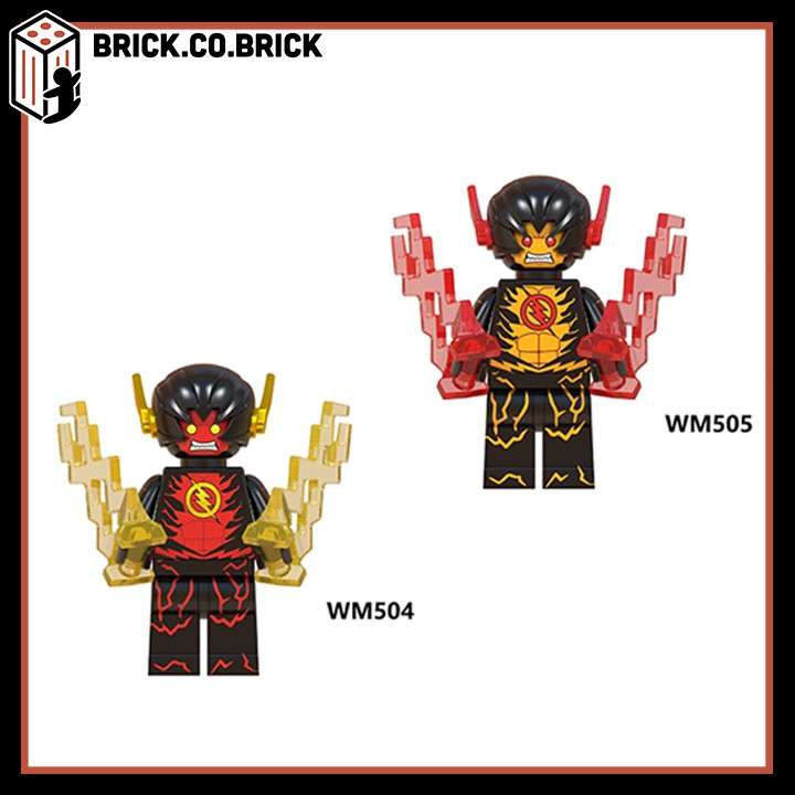 WM504 - WM505 Reverse Flash (Daniel West) Đồ chơi lắp ráp minifigures và non lego siêu anh hùng super heroes Marvels/ DC