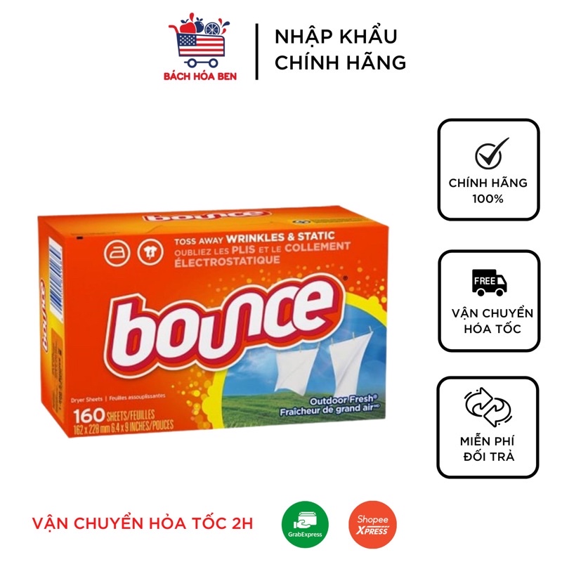 Giấy Thơm Quần Áo BOUNCE/KIRLAND MỸ