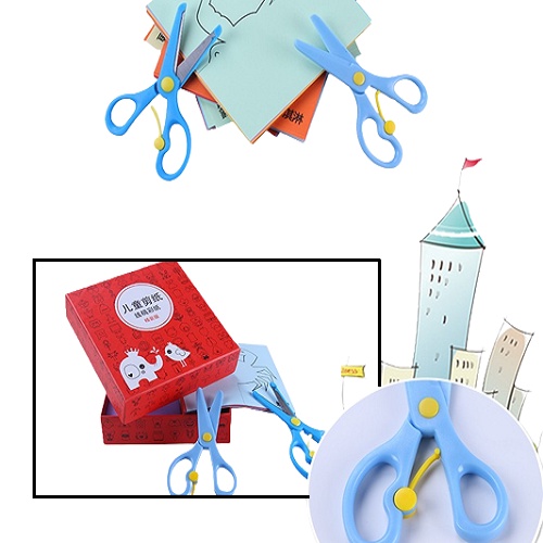 Bộ Đồ Chơi Cắt Giấy Thủ Công Cho Bé 240 Giấy Màu Và 2 Kéo Cắt An Toàn Tiện Dụng