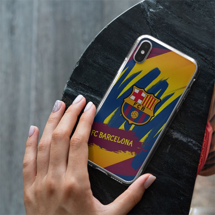 Ốp lưng logo CLB Barca FC Barcelona cho Iphone 5 6 7 8 Plus 11 12 Pro Max X Xr 85