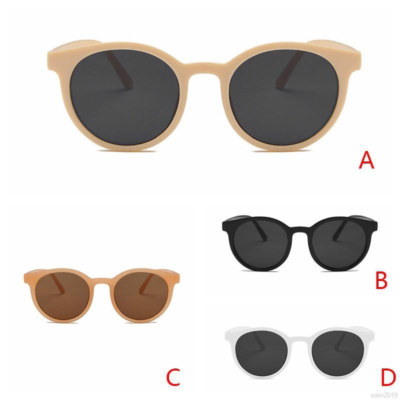 Kính mát tròn gọng nhựa thời trang đi biển độc đáo cho nam nữ | BigBuy360 - bigbuy360.vn