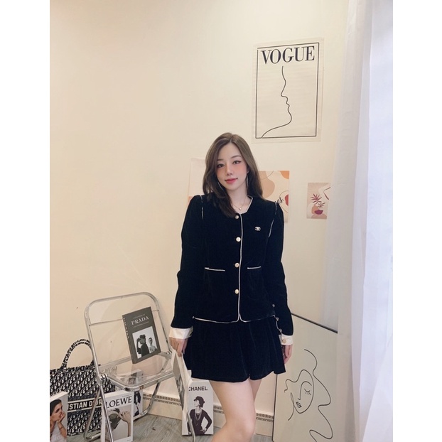 Set nhung viền vàng - Follow Me