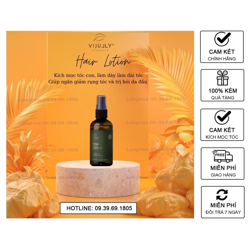[CHÍNH HÃNG] Tinh dầu bưởi Vijully kích mọc tóc