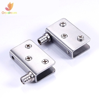 Set 1 / 2 / 4 kẹp bản lề cửa kính 5-8mm bằng thép không gỉ chất lượng cao