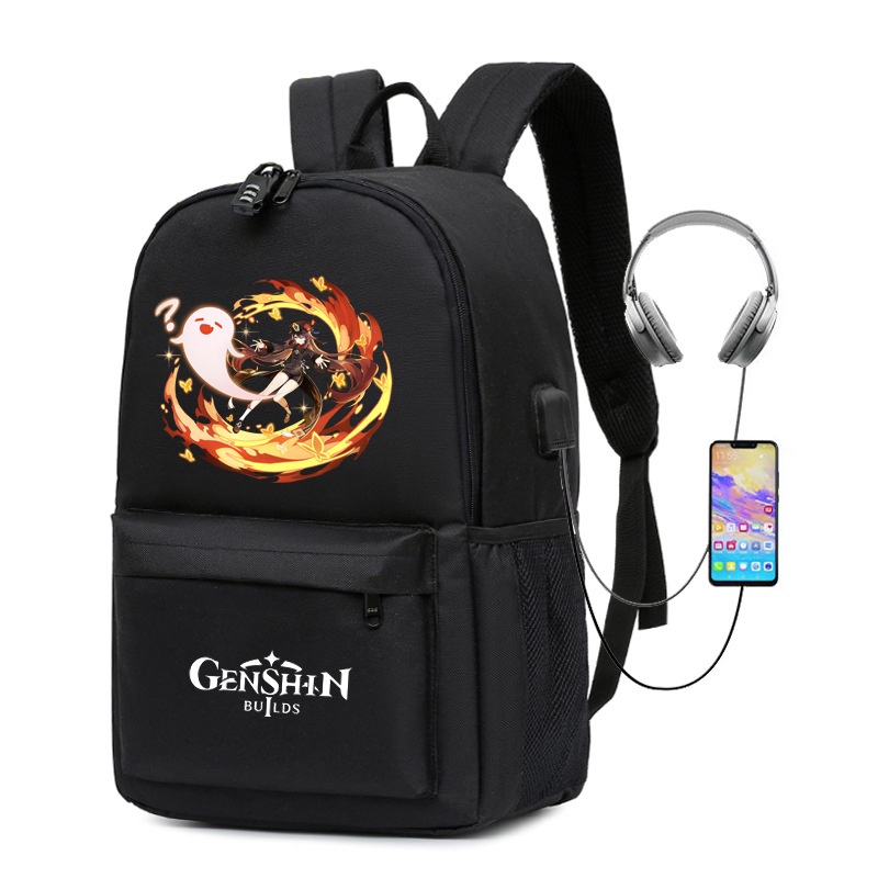 Balo in hình nhân vật Genshin Impact Balô zhongli Paimon Keqing Xiao