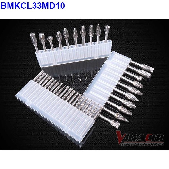 BỘ 10 MŨI KHẮC CHÀ LU RÃNH QUẢ TRÁM ( bộ )